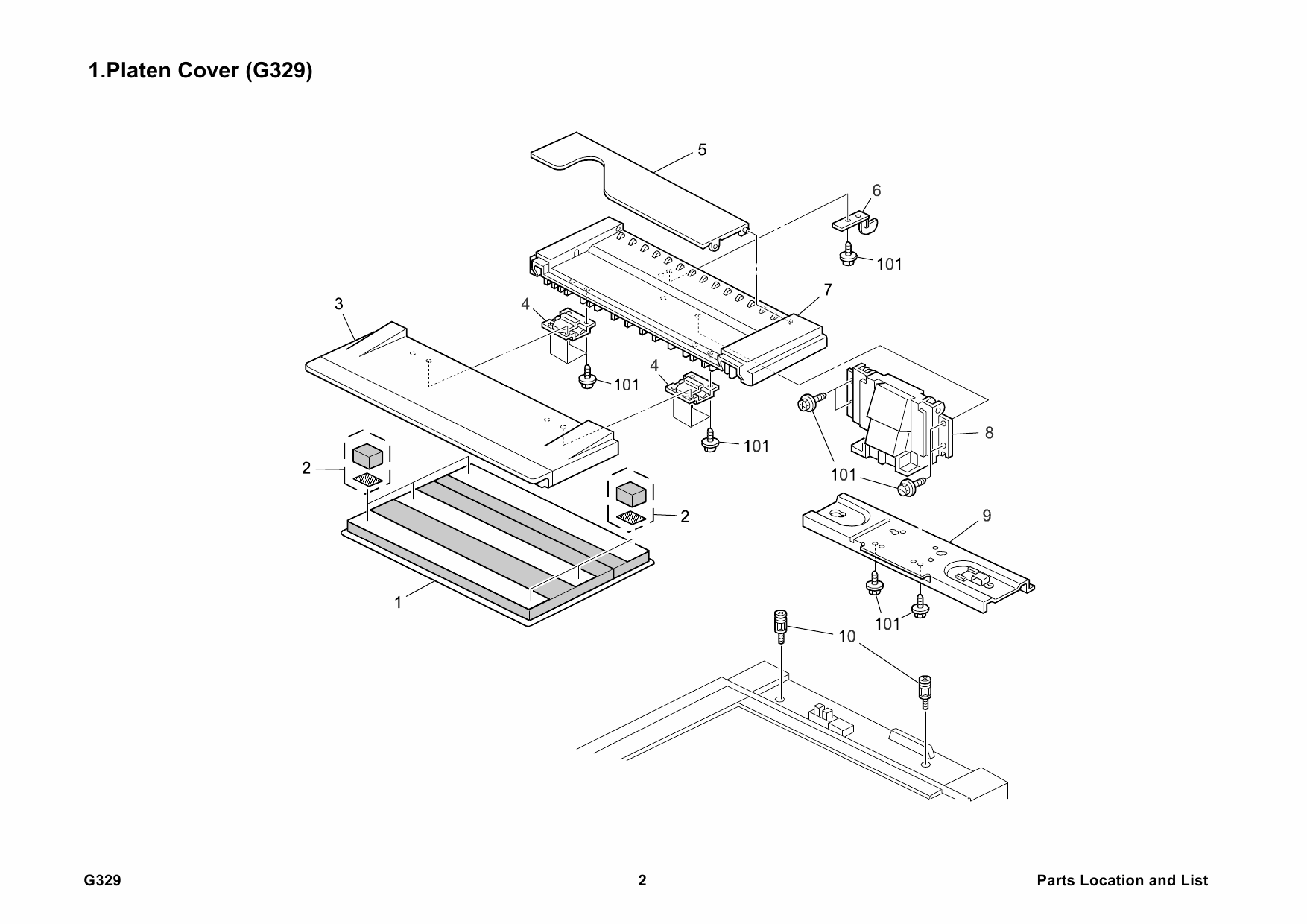 RICOH Options G329 PLATEN-COVER-TYPE-3800C Parts Catalog PDF download-4 RICOH Options G329 PLATEN-COVER-TYPE-3800C Parts Catalog PDF download-4